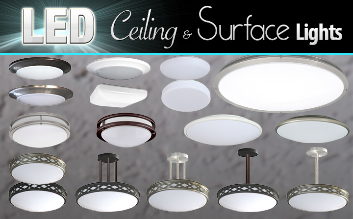 LED ceiling surface lights