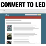 Convert Recessed Lighting to LED
