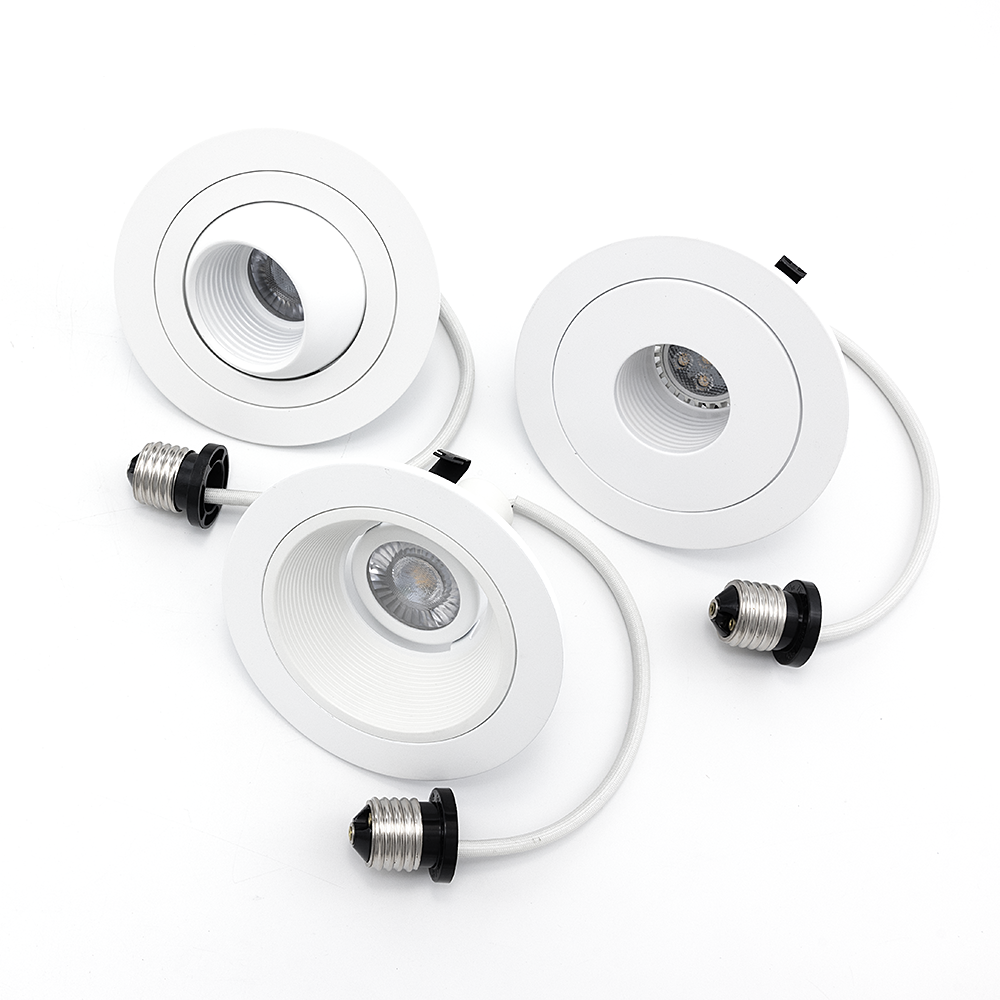 Total Recessed Lighting LED 4-inch flexible recessed lighting trim kits
